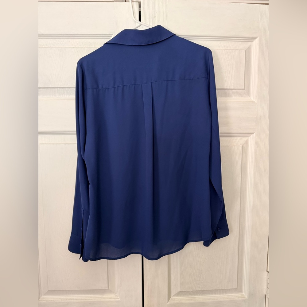 Express Navy Portofino Shirt - Picture 2 of 3